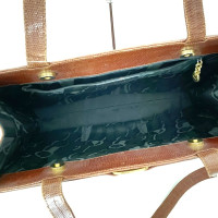 Salvatore Ferragamo Tote Bag aus Leder in Braun