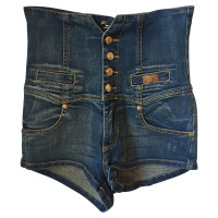 Elisabetta Franchi Shorts aus Jeansstoff in Blau