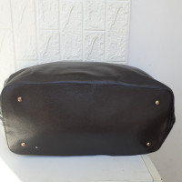 Ralph Lauren Tote Bag aus Leder in Schwarz