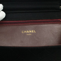 Chanel Flap Bag aus Baumwolle in Schwarz