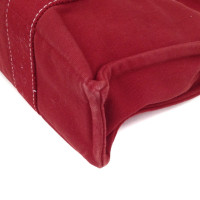 Hermès Fourre Tout Bag in Tela in Rosso