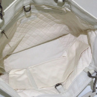 Chanel Tote Bag aus Leder in Creme