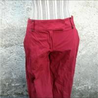 Ermanno Scervino Paire de Pantalon en Coton en Rouge