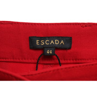 Escada Trousers in Red