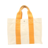 Hermès Fourre Tout Bag aus Baumwolle in Orange