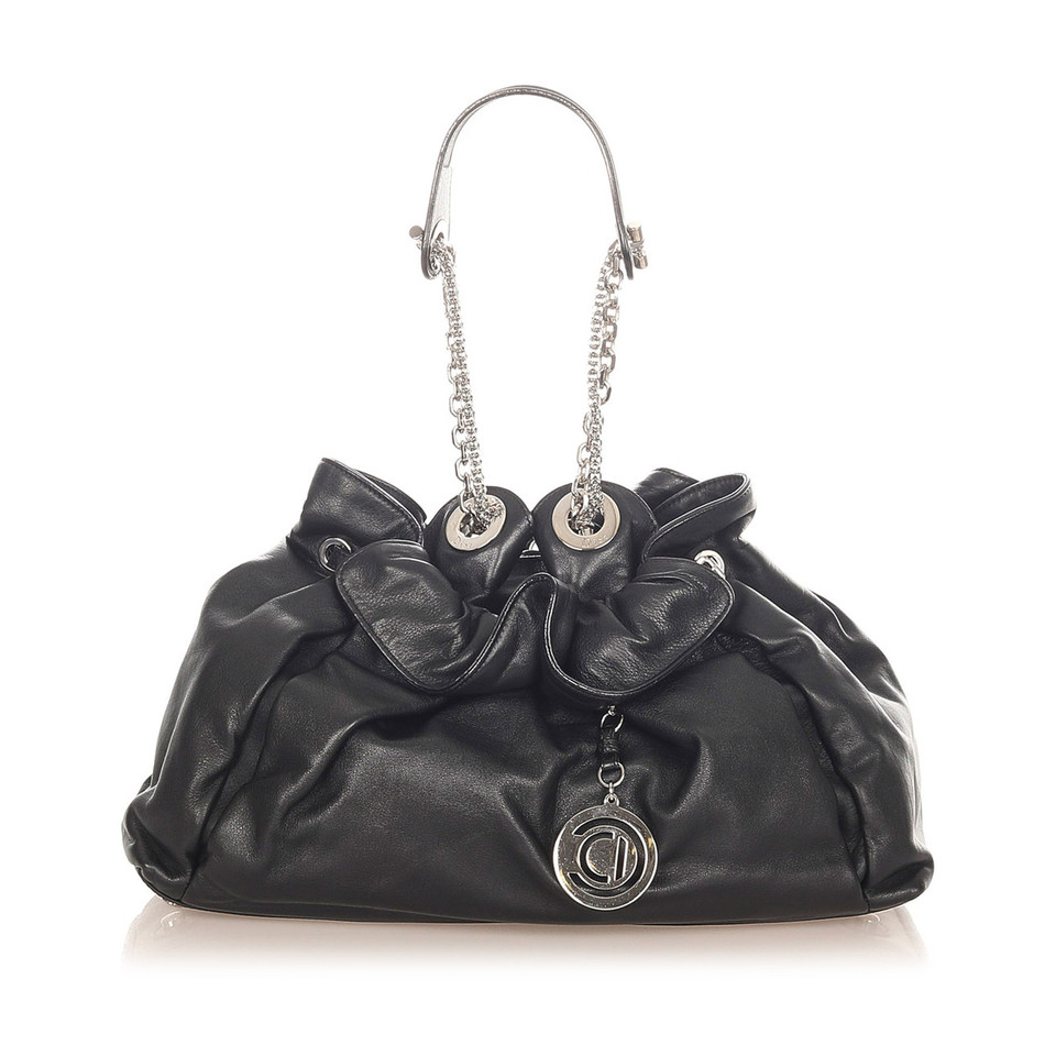 Christian Dior Le Trente Bag aus Leder in Schwarz