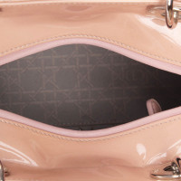 Christian Dior Lady Dior Medium Patent leather in Pink