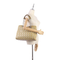 Christian Dior Soft Shopping Tote in Pelle verniciata in Marrone
