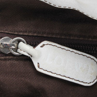Loewe Shoulder bag Leather in White