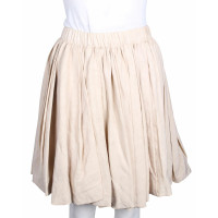 Lanvin Skirt Cotton in Nude