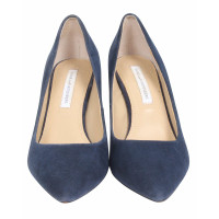 Diane Von Furstenberg Sandali in Pelle scamosciata in Blu