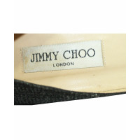 Jimmy Choo Sandalen aus Leder in Schwarz