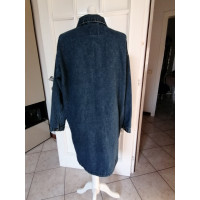 Prada Jacke/Mantel aus Jeansstoff in Blau