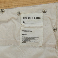 Helmut Lang Paio di Pantaloni in Cotone in Beige
