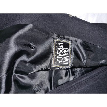 Versace Suit Wool in Black