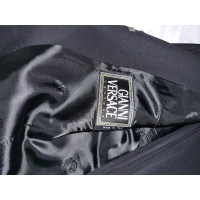 Versace Anzug aus Wolle in Schwarz