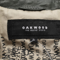 Oakwood Jacke/Mantel aus Leder in Braun