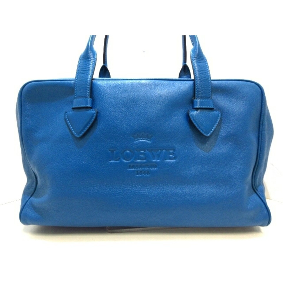 Loewe Tote Bag aus Leder in Blau