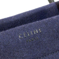 Céline Luggage aus Wolle in Blau