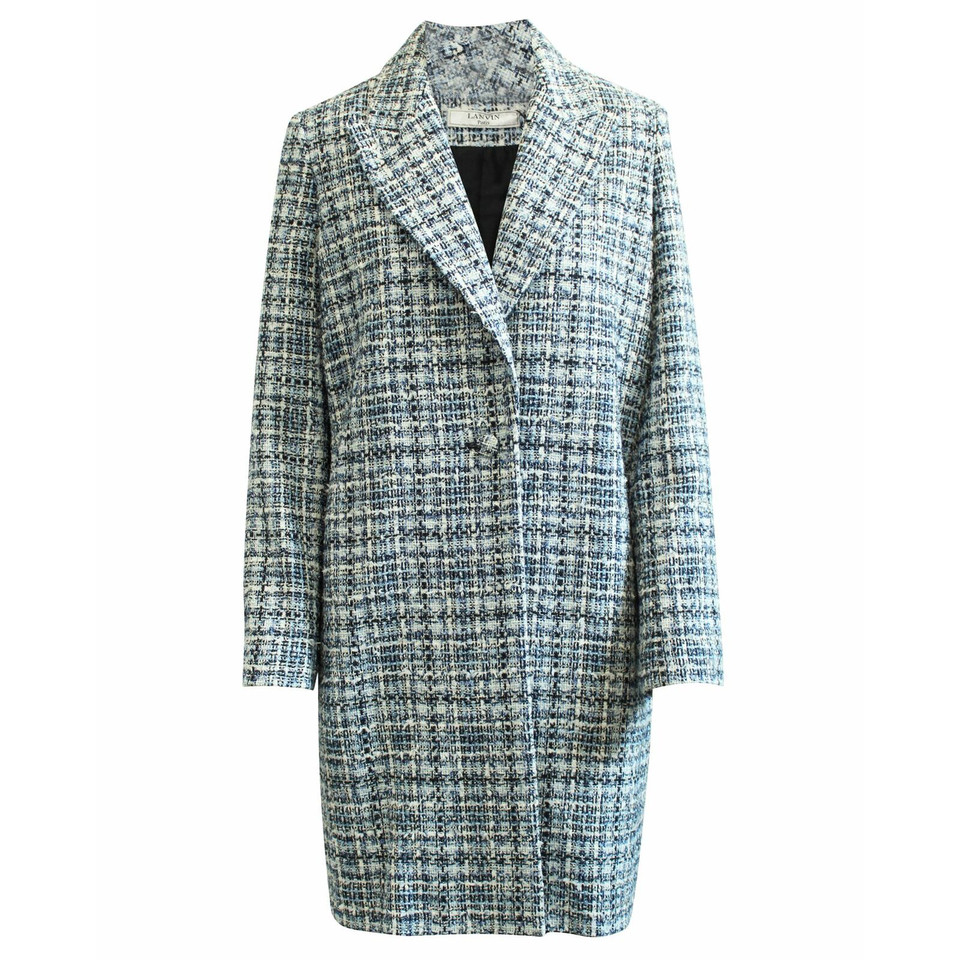 Lanvin Jacket/Coat Cotton in Blue