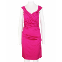 Diane Von Furstenberg Kleid aus Viskose in Rosa / Pink