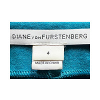 Diane Von Furstenberg Dress Wool in Turquoise