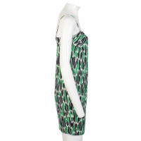 Diane Von Furstenberg Vestito in Seta in Verde