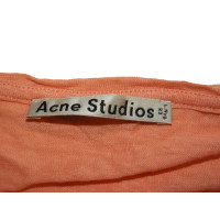 Acne Top Linen in Orange
