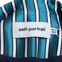 Self Portrait Blazer with stripe pattern
