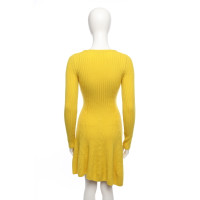 Christian Dior Kleid aus Wolle in Gelb