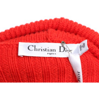 Christian Dior Jurk Wol in Rood