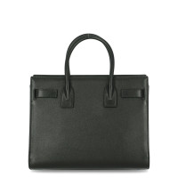 Saint Laurent Sac De Jour aus Leder in Schwarz