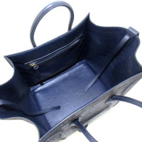 Céline Luggage Mini 31 aus Leder in Blau