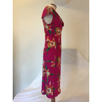 Christian Dior Kleid aus Seide in Fuchsia