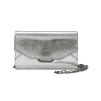 Isabel Marant Clutch Bag Leather in Silvery