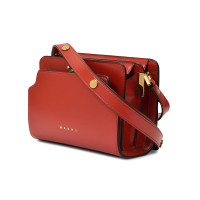 Marni Shoulder bag Leather in Red