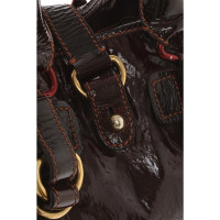 Chloé Handbag Patent leather in Bordeaux