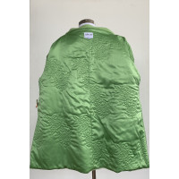 Armani Collezioni Jacke/Mantel aus Wolle in Grün