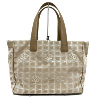 Chanel Tote Bag aus Canvas in Beige