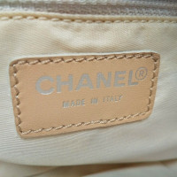 Chanel Handtasche aus Canvas in Beige