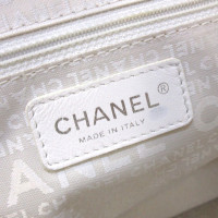 Chanel Schoudertas Katoen in Wit