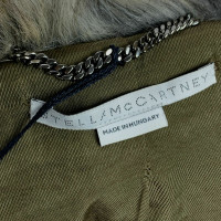 Stella McCartney Jacke/Mantel aus Baumwolle in Grün