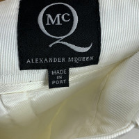 Alexander McQueen Hose aus Baumwolle in Weiß