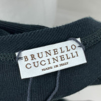 Brunello Cucinelli Oberteil aus Baumwolle in Schwarz