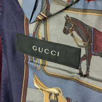 Gucci Blazer aus Baumwolle in Violett