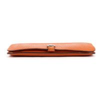Hermès Handtasche aus Leder in Orange