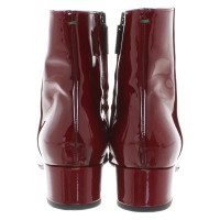 Aeyde Ankle boots Patent leather in Bordeaux