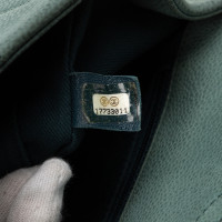 Chanel Timeless Classic aus Leder in Grün