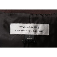 Tahari Anzug aus Baumwolle in Braun