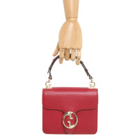 Gucci 1973 Shoulder Bag Mini aus Leder in Rot